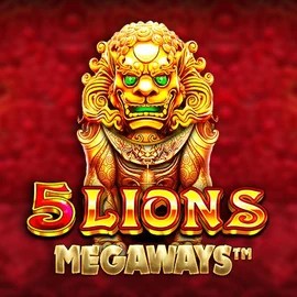 5 Lions Megaways slot visual from Pragmatic Play available on nomaspincasinos.com