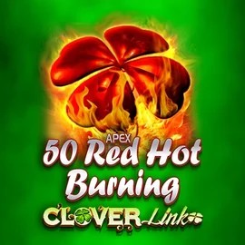 50 Red Hot Burning Clover Links logo – Slots by Novomatic at NomaSpin Casino