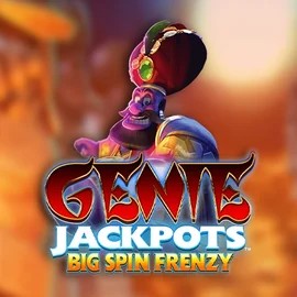 Jackpots logo of Genie Jackpots: Big Spin Frenzy from Blueprint Gaming at NomaSpin Casino