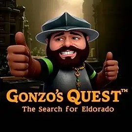 Gonzo's Quest logo by NetEnt NomaSpin Casino